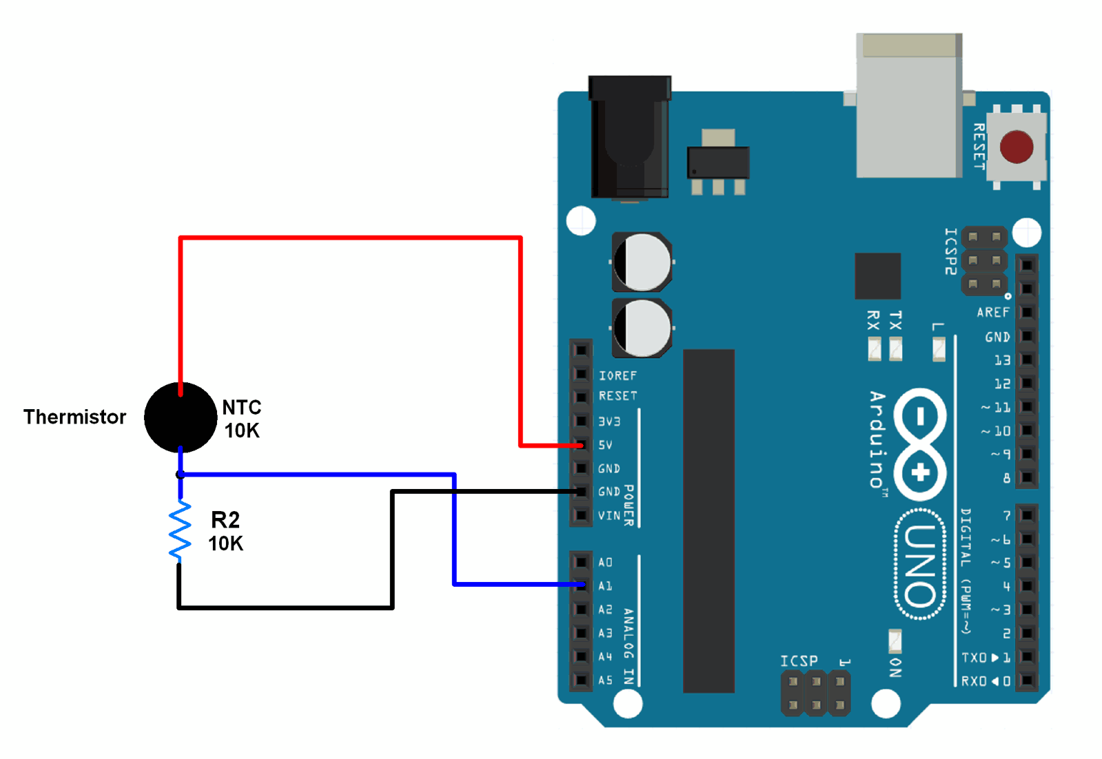 Makerobot Education Thermistor Interfacing With Arduino Uno Hot