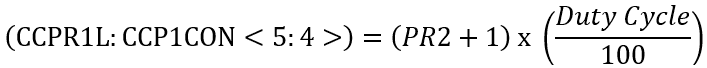 duty cycle calculation