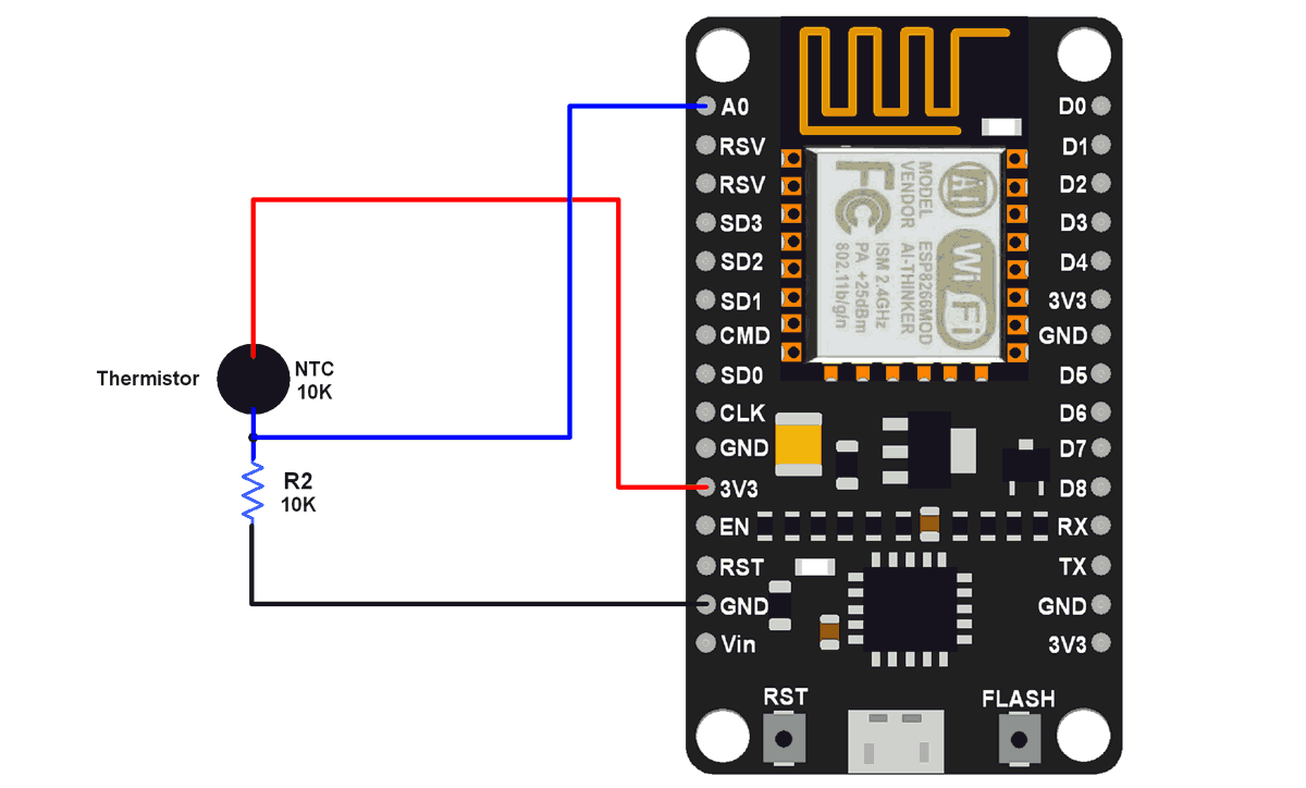 Nodemcu схема подключения