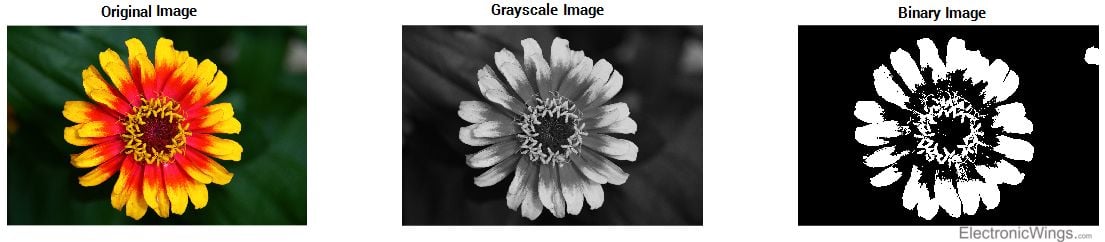 Color Image To Binary Image Conversion