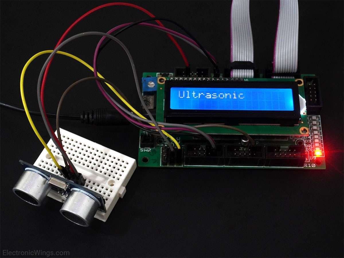 Ultrasonic Module HC SR Interfacing With AVR ATmega ATmega