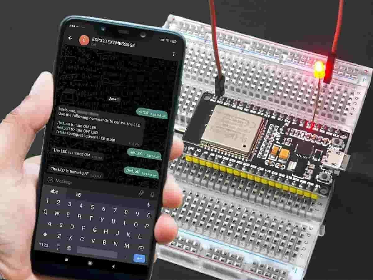 Control LED with Telegram Bot Using ESP8266/ESP32 – DIY Projects Lab