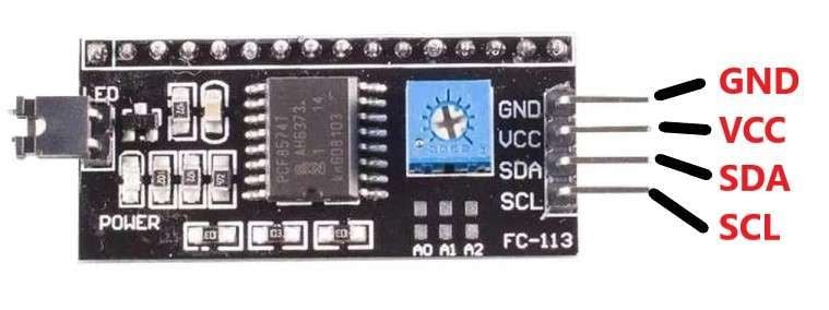 Interfacing 16X2 LCD Module with ESP32 with and without I2C – Circuit  Schools