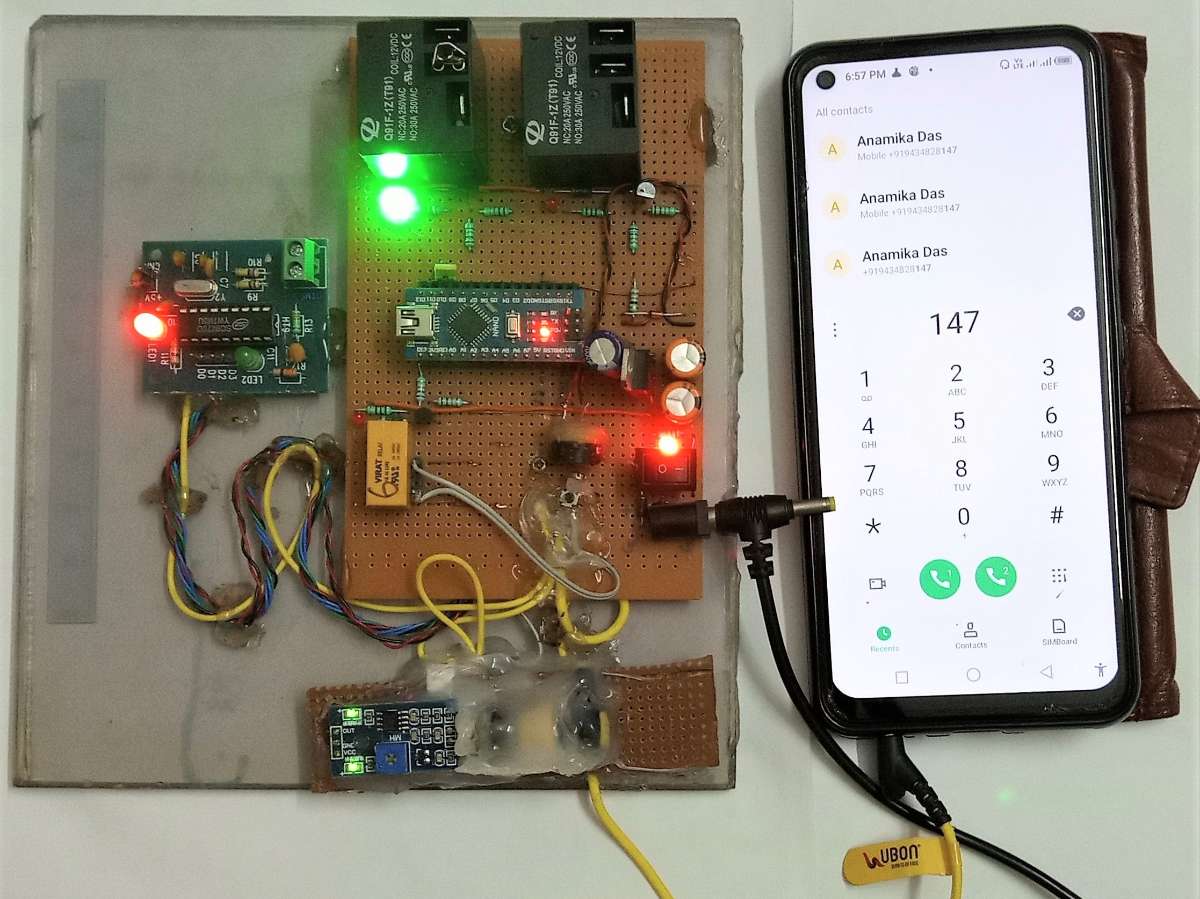 Low Cost Dtmf Based Irrigation Pump Controller Using Mobile Phone