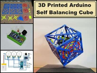 Arduino 3D Printed self Balancing Cube