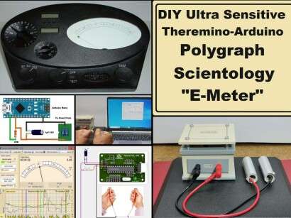 DIY Ultra Sensitive Theremino-Arduino Polygraph  Scientology E-Meter