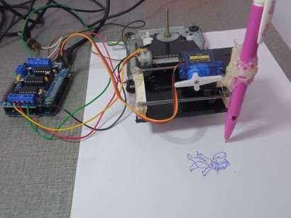 CNC drawing machine using E-waste